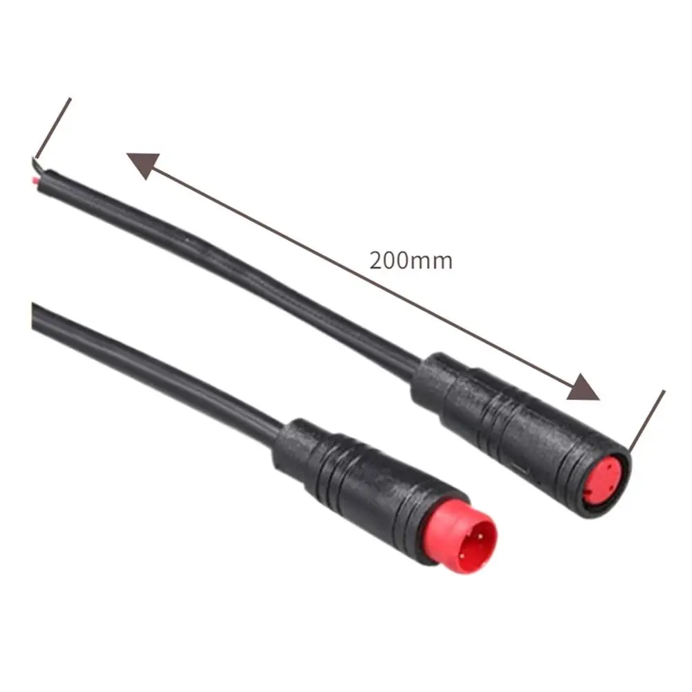 Waterproof Black PVC Ebike Cable Connector Accessories