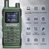 1/2X Baofeng UV-17R Walkie Talkie Tri Band Wireless Copy Frequency 999CH NOAA Long Range Type-C UV 5R UV-17 PRO V2 Two Way Radio 2