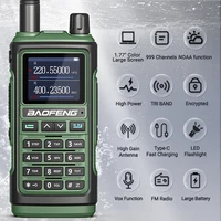 1/2X Baofeng UV-17R Walkie Talkie Tri Band Wireless Copy Frequency 999CH NOAA Long Range Type-C UV 5R UV-17 PRO V2 Two Way Radio 2