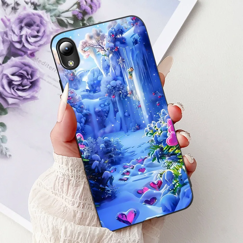 Stylish Painted Soft Silicone Phone Case Cover