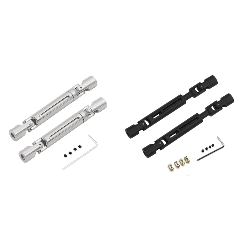 

2 шт. MN82 LC79 металлический приводной вал Driveshaft CVD для Mang Cow MN82 LC79 обновленные детали для радиоуправляемых грузовиков и автомобилей аксессуары