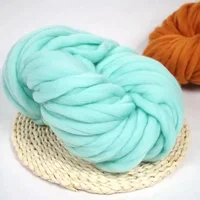 Minthome 0.2s Wool Imitation Wool Thick Thread, Hand Woven Large Thickness Scarf Thread, Blanket Thread, Hat Yarn 250g/roll 2