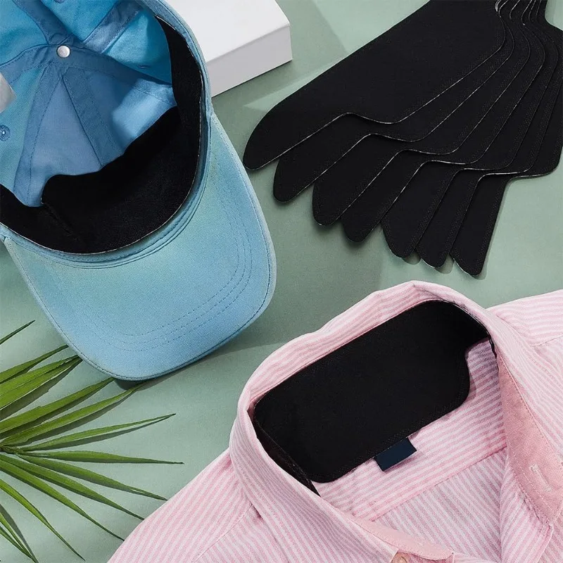 Hat Sweat Liner Disposable Neck Collar Sweat Pads 30pcs disposable sweat pads