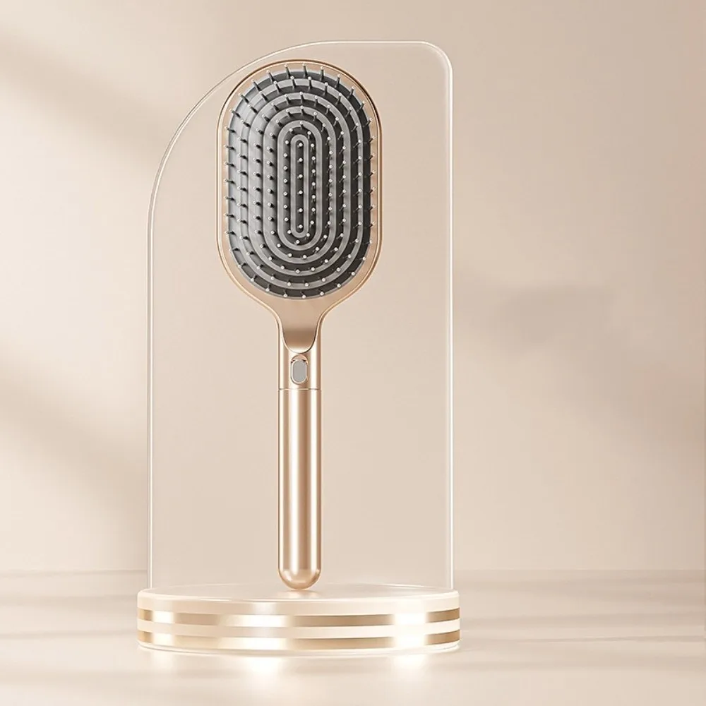 Fluffy Hair Steel Needle Comb Scalp Massage Comb Rack Air Cushion Comb Professional Ergonomic Hair Straightening Comb Hair Care