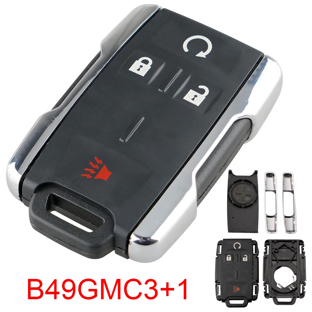 3 + 1 Buttons Car Keyless Entry Smart Remote key Shell M3N-32337100 for Colorad 2015 Silverado 1500 2014-2016 2500 3500 2015 3 buttons 315mhz car remote key fob for chevy tahoe silverado smart key car for cadillac gmc lhj011 keyless entry transmitter