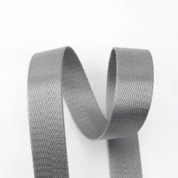 Durable Nylon Webbing Tape for Crafting and DIY Projects - 2 Meters (Gray)