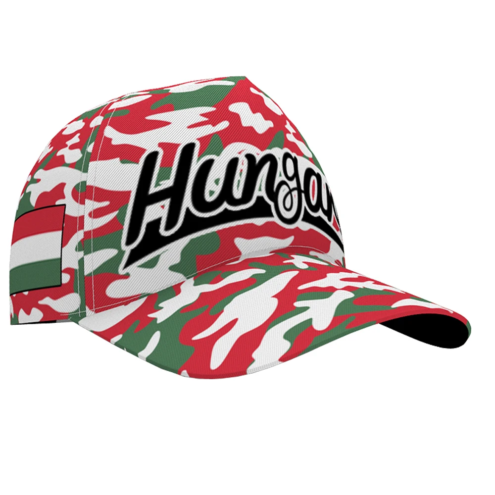 

HUNGARY youth diy free custom made name number hun hat nation flag hu hungarian country college print photo baseball cap