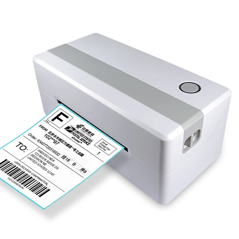 

Высокоскоростной Настольный Термопринтер для этикеток TDL407 110 мм, USB/Bluetooth, устройство для создания наклеек, принтер Waybill, используемый для Ebay, Shopify