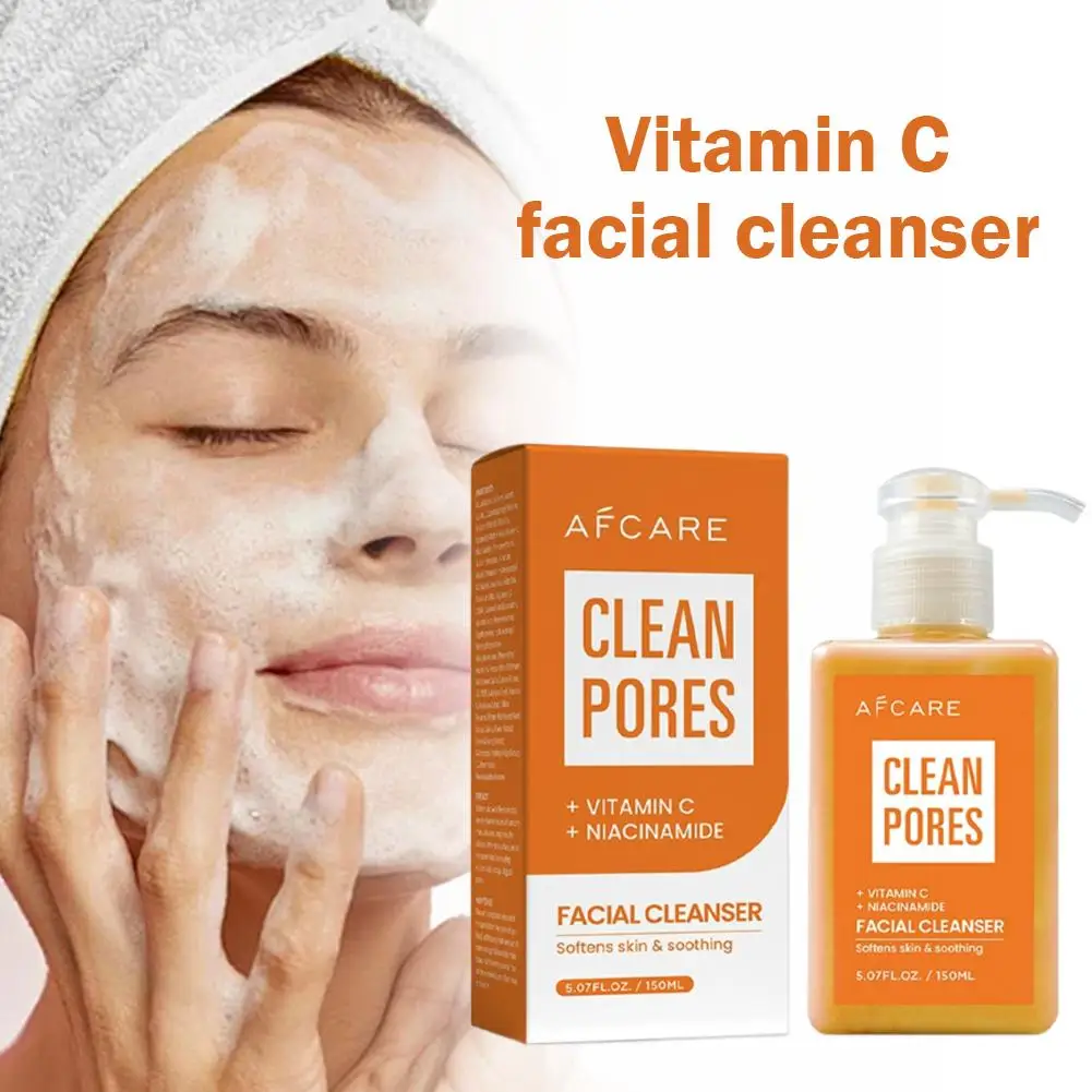 Detergente viso illuminante alla vitamina c e acido ialuronico_voghion.com
