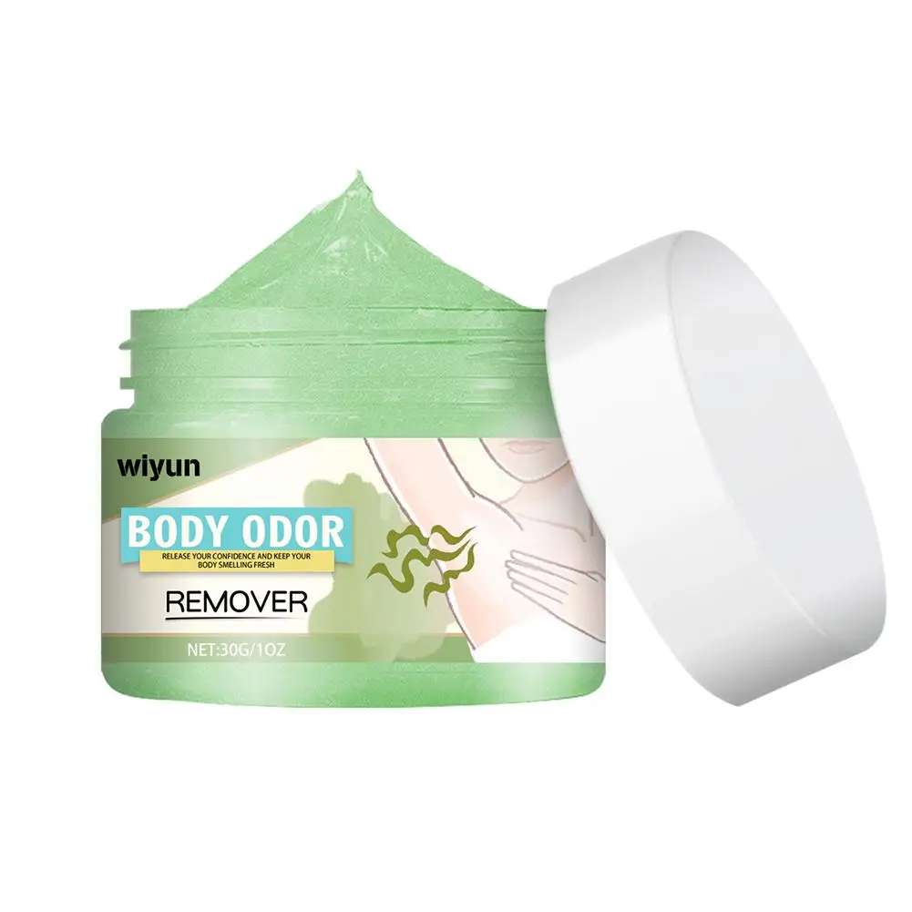 30g Body Odor Removal Cream Effective Sweat Eliminator Antiperspirants Bad Odor Lasting Armpit Smell Underarm Treatment S1N8
