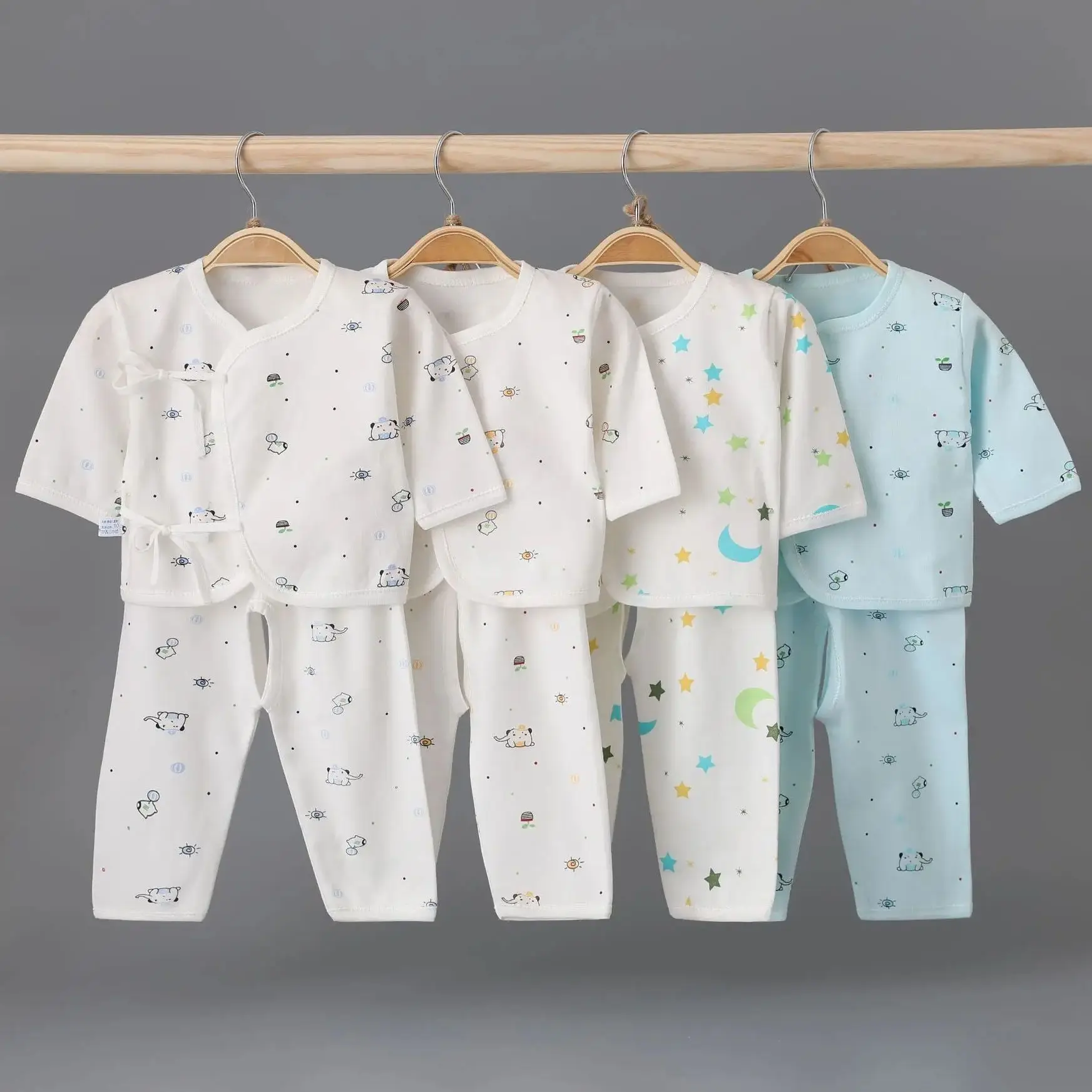 Nautinati Soft Cotton Clothing Set for Infants Newborn Baby Boys & Girls