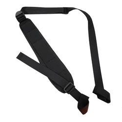 Enhanced Tactical Adjustable Nylon Sling Belt with Shock - Absorbing Shoulder Strap for Air Rifles and Shotguns (Without Logo)