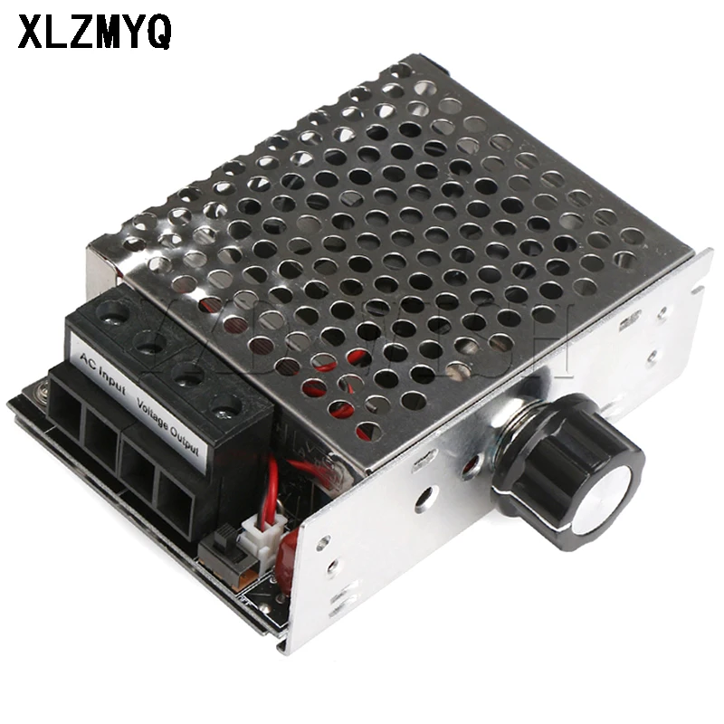 Regolatore di Tensione AC 220V 10A, Regolatore di Velocità del Ventilatore 4000W Regolatore di Velocità del Motore Multiuso per la Temperatura Tensione Velocità Luce