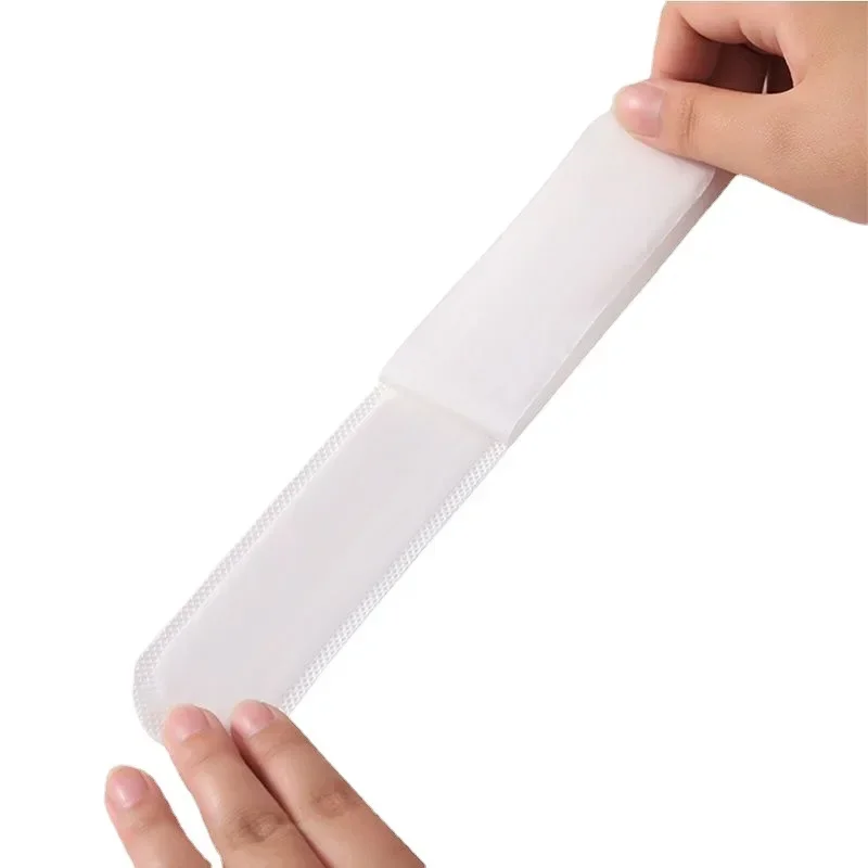40pcs Hat Sweat Absorber Stickers Women Men Cotton Anti-dirt Sports Belt Cap Rim Invisible White Tape Hat Size Reducer Liner Pad 4