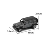 1:64 Jeep Wrangler Sahara Rubicon Miniature 1/64 JKM Toy Car Model SUV Sport Vehicle Free Wheels Diecast Metal Collection Gift 6