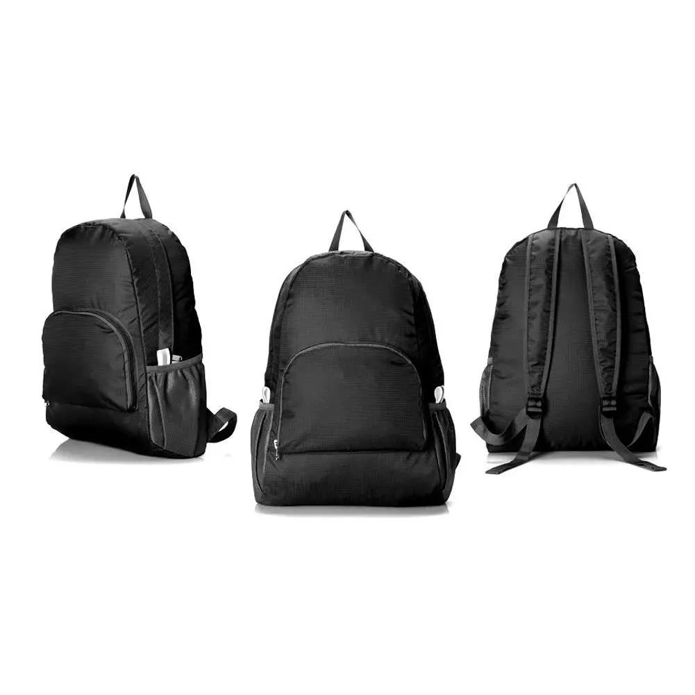 حقيبة ظهر قابلة للطي لتسلق الجبال في الهواء الطلق، خفيفة الوزن من النايلون المقاوم للماء للسفر، حقيبة نهارية رياضية ذات سعة كبيرة