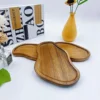 Wooden tray, decorative storage bathroom counter tray, makeup table, food, coffee, tea, small tissue, candle storage tray. 5