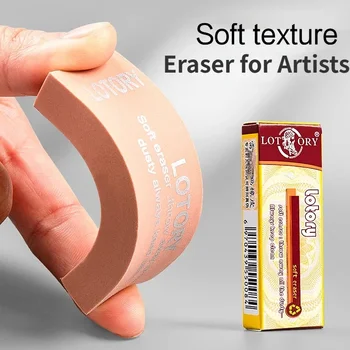 Gomma per pittura, gomma morbida per schizzi artistici, evidenziazione, gomma per impasto, disegno, disegno, plastilina scolastica, cancelleria