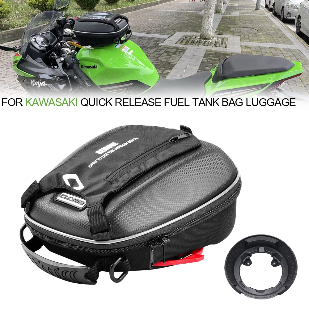 Motorcycle Quick Release Fuel Tank Bag For Kawasaki Klx230 Z400 Z650