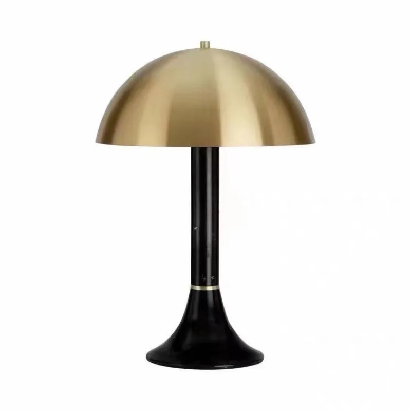 Marble mushroom Nordic creative minimalist desk lamp, designer wrought iron advanced
