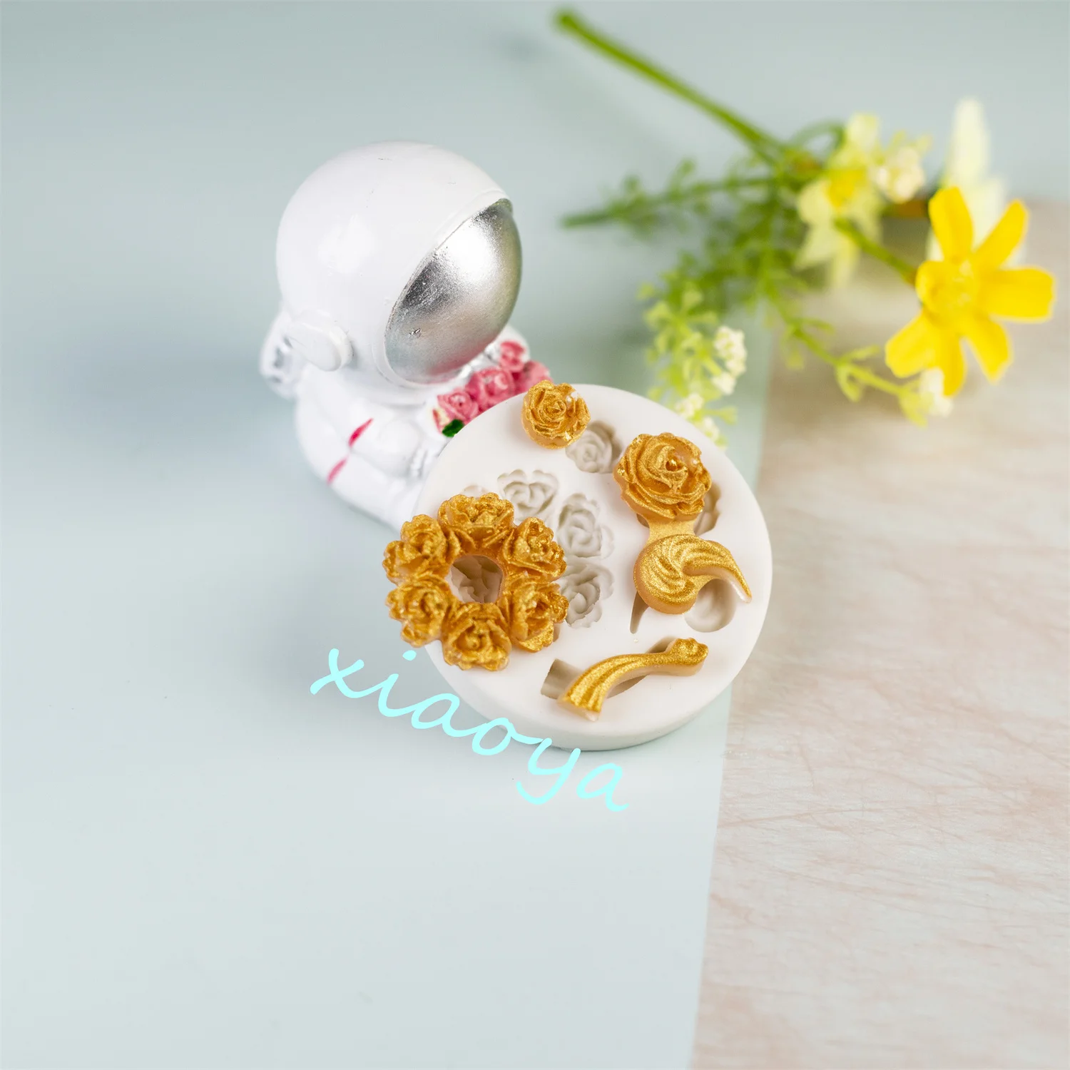 

3D Flowers Silicone Mold 3D Fondant Mold Cakes Decorating Tools DIY Kitchen Bakeware Accessories