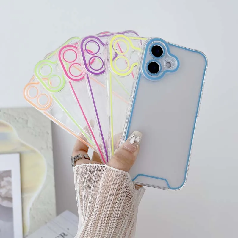 Coque lumineuse en silicone pour iPhone 16, compatible modèles 16pro, 14, 11, 12, 13, 14 Pro Max, 15 Pro, XR, XS Max_voghion.com