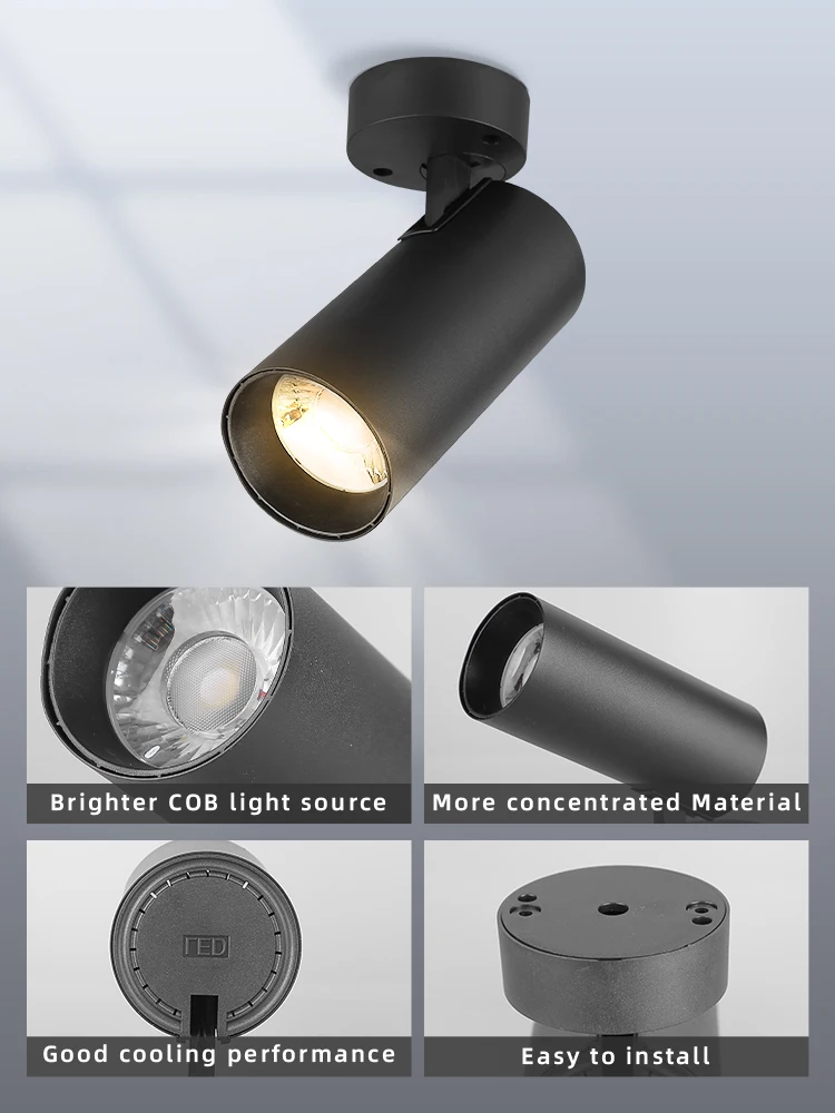 LED Spotlight Foldable Light Fixture Foco Spot Indoor S9334385dd3004a098fa4458af57fdd006