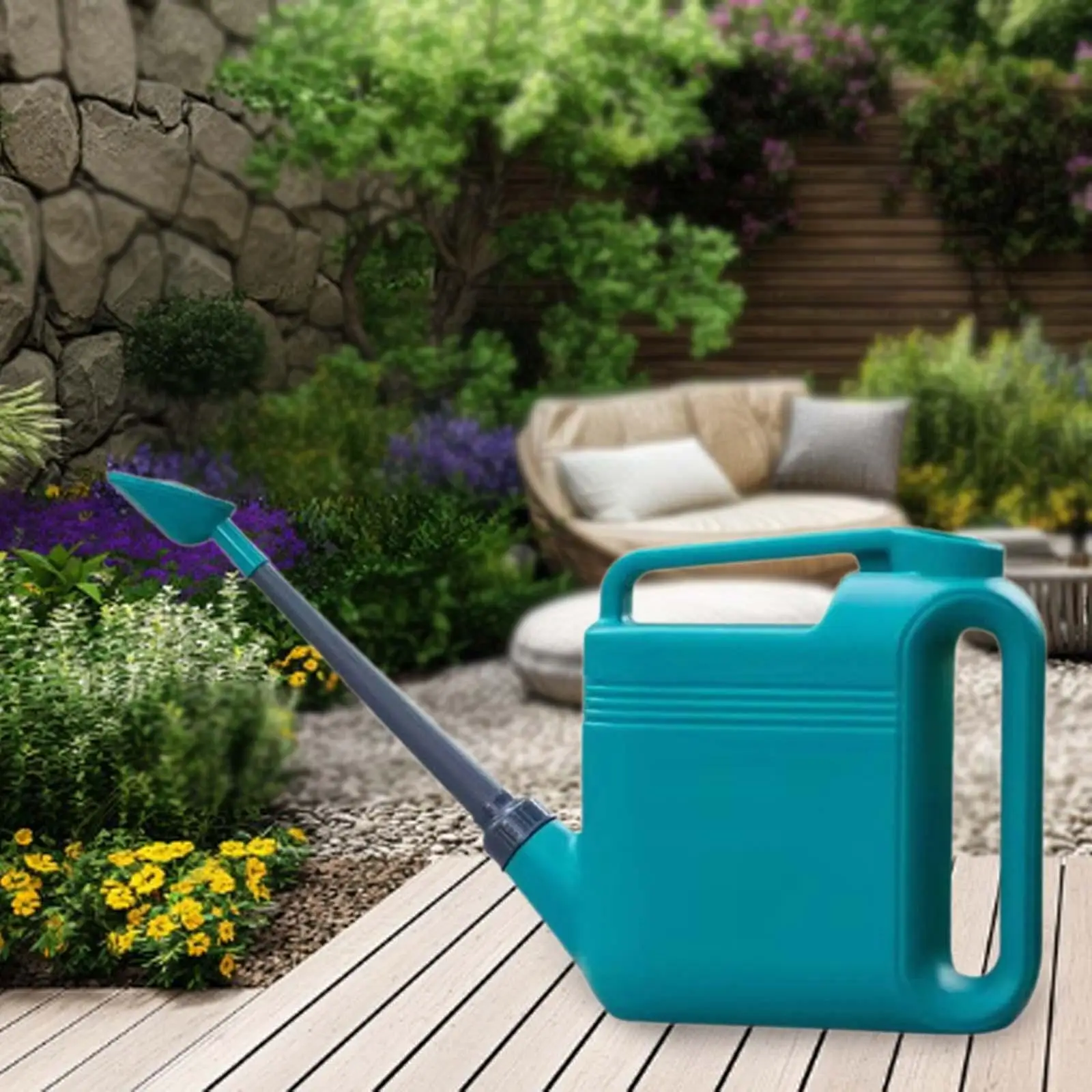 8l Watering Can Household Large Capacity Long Mouth Watering Can Garden Agricultural Flower Shower Large Flower Spray