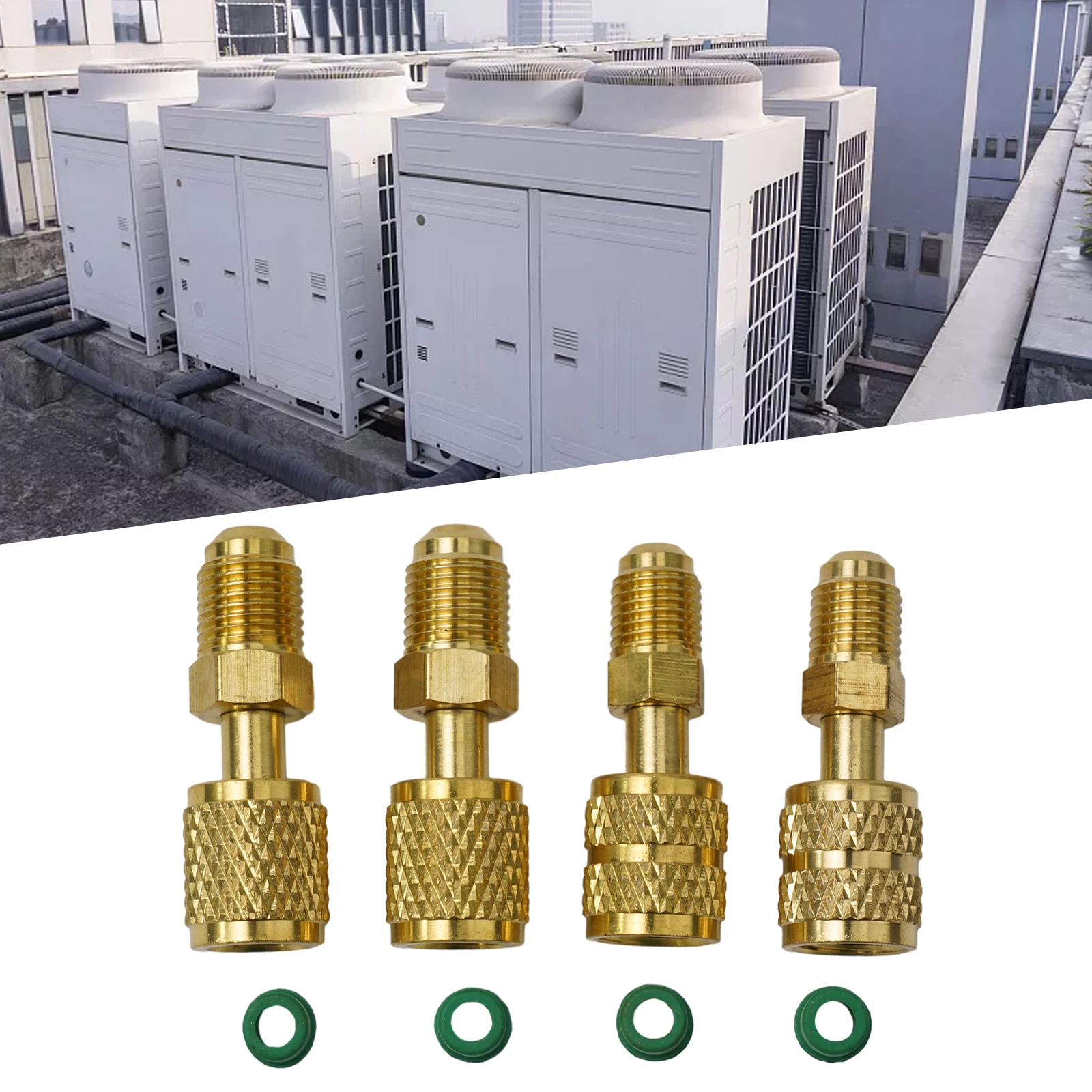 R410A Adaptateur 5/16 Sae F Coupleurs Rapies À 1/4 Sae M Flare 5/16 Sae M À 1/4 Sae Pour R410 R32 R22 Piesses D'Outils Dispensos
