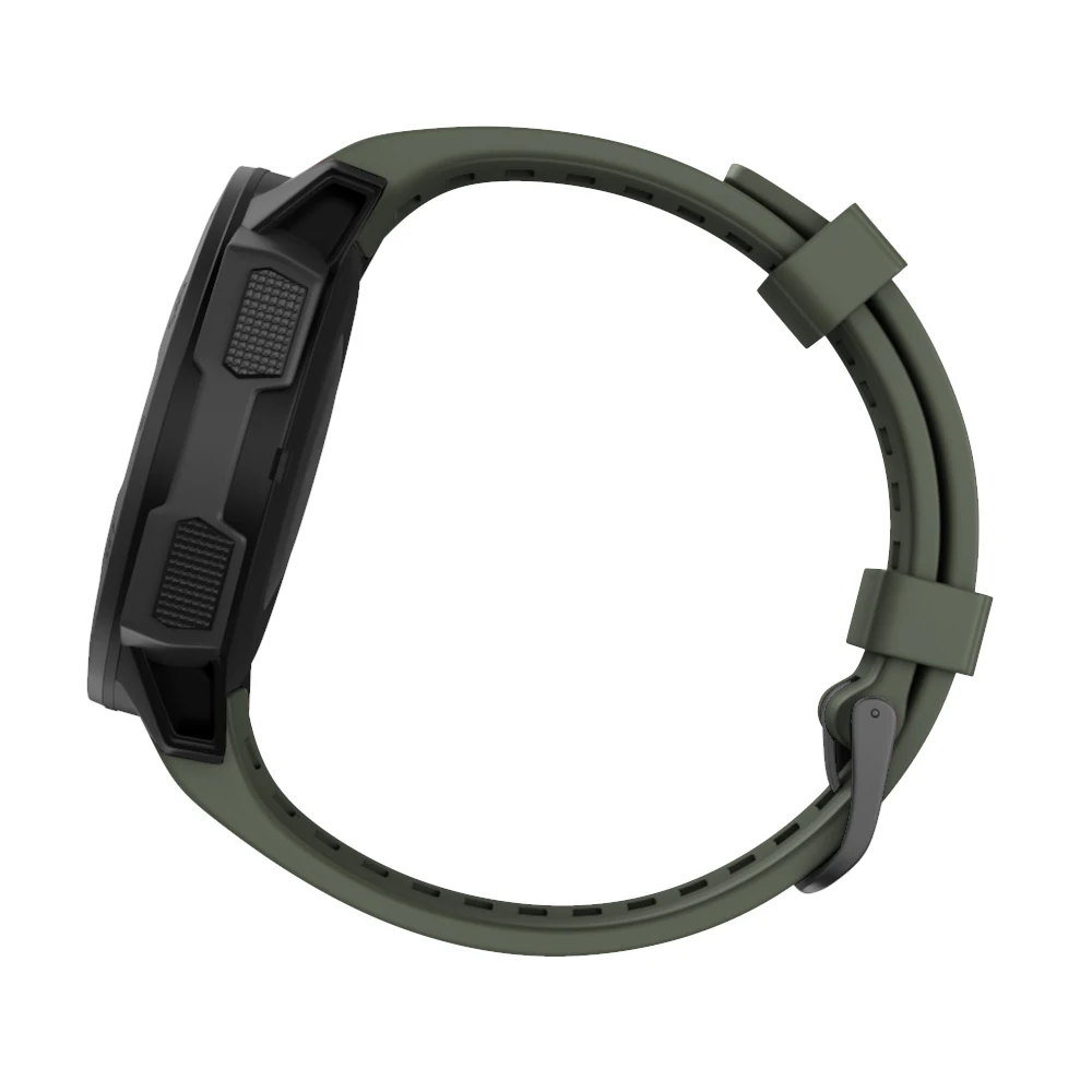 Silicone Replacement Wristband for Smart Watches - 22mm Adjustable Strap