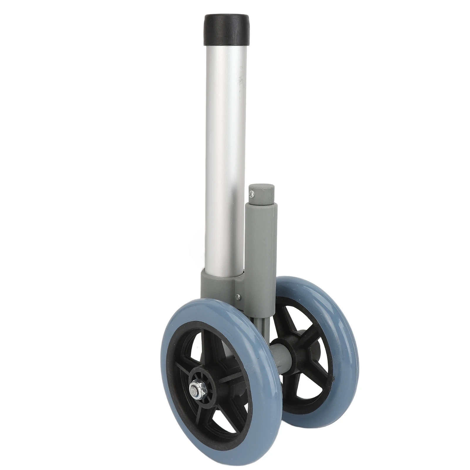 1 pair Walker Wheels Walker Wheels Adjustable Height Replacement Walker Feet Caster with Brake Wheel for Seniors Disabled People 5