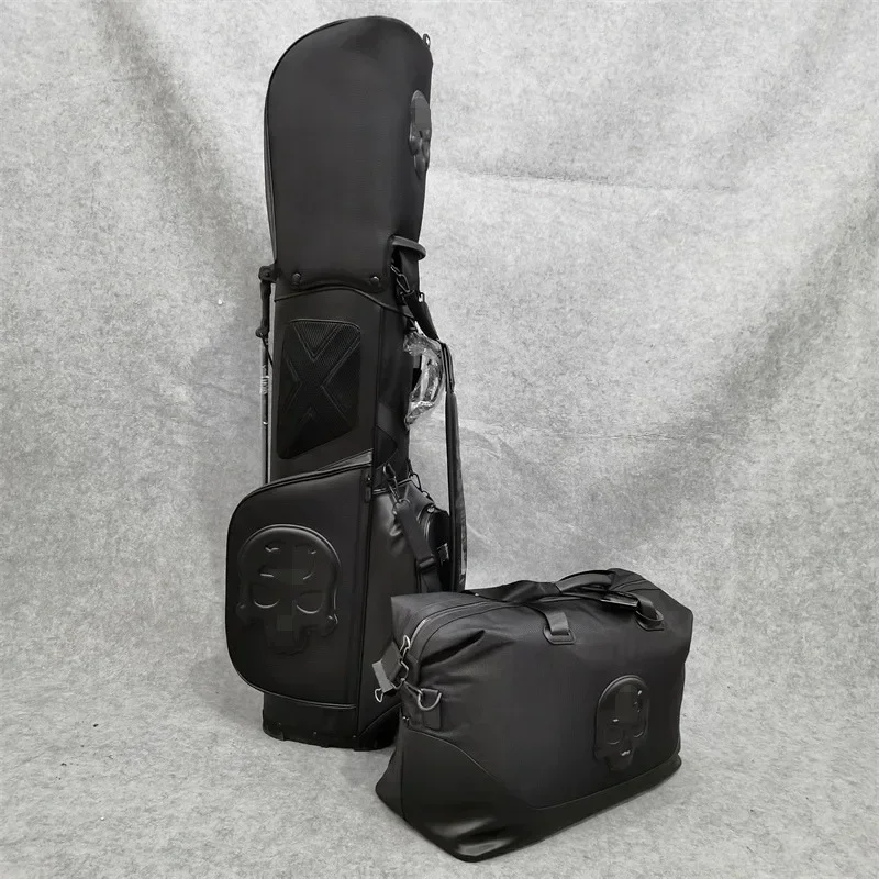 

2024 New 26 Golf Bag Skull nylon Clothes Bag for Men and Women PU Pressure Film High Quality Golf Stand Golf Bag