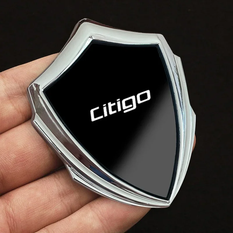SKODA CITIGO용 자동차 스티커, 3D 금속 액세서리