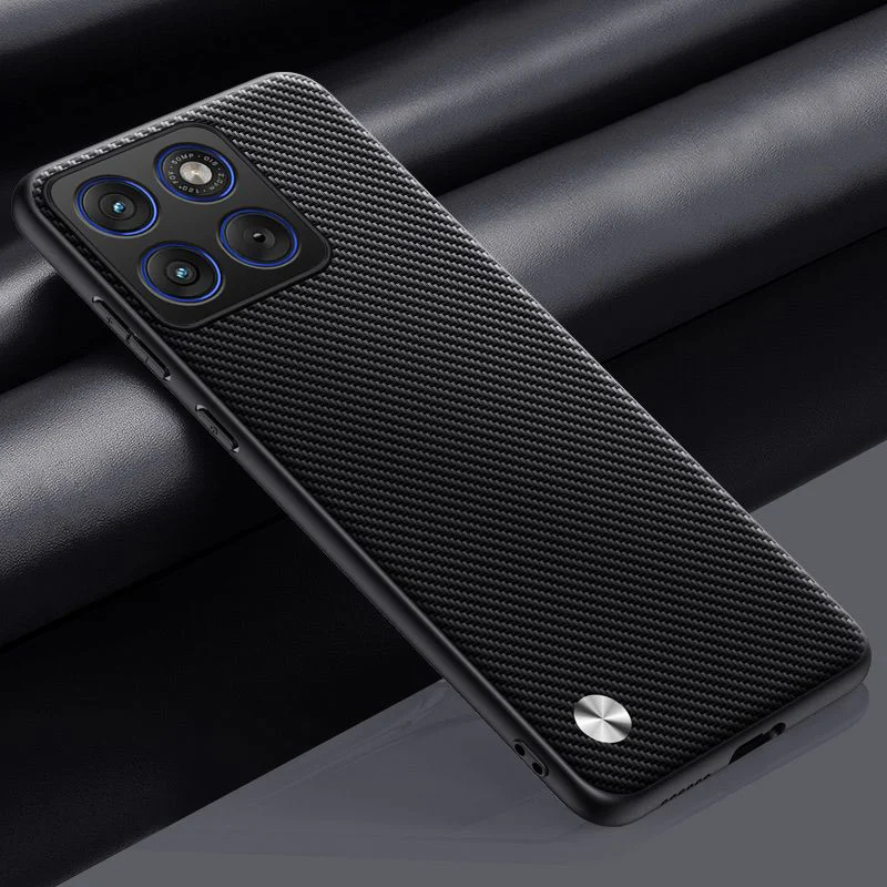 Business Plain Leather Case with Enhanced Camera Protection and Anti-Drop Features