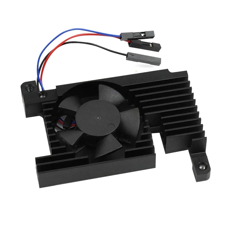 

For Raspberry Pi PWM 4B Speed Control Fan Case Heatsink Aluminum Multifunction Portable Cooling Fan Computer Spare Parts