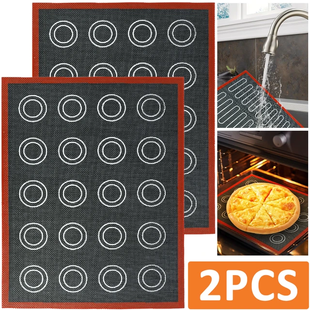 Silicone Baking Mat Sheet Set - Reusable Baking Mat Nonstick