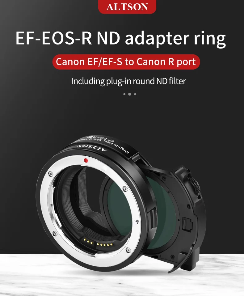ALTSON-EOS R Anel Adaptador Micro Câmera Única,