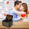 Wooden Hand Cranked Falling In Love Music Box Lover Valentine Day Gifts Birthday Present Wooden Music Box 5