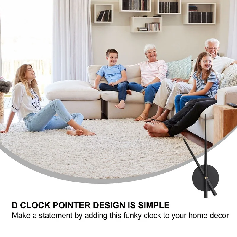 DIY Large Cross-stitch Clock Hands Needles Wall Clocks 3D Home Art Decor Quartz Clock Mechanism Accessories Home Decoration quartz clock mechanism,wall clock,3d wall clock