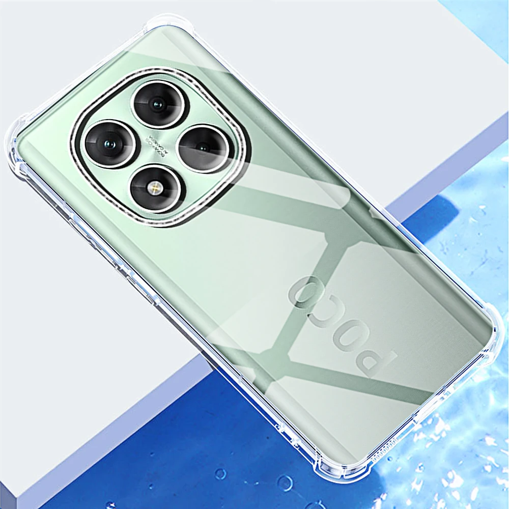 Clear Protective Transparent Phone Case with Enhanced Camera Protection