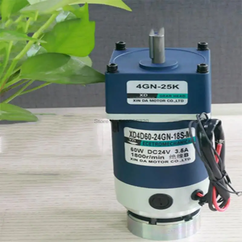 24v DC Motor 60W High Power Speed Control Small Motor Micro Low Speed ...