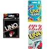 Mattel Games UNO teams Miniature Card Game Friends and Family Party Travel, Camping and More Board Game Collection Great Gift 1