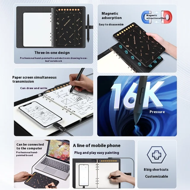 M5 Can Be Connected To Mobile Phone Drawing Board Computer Drawing Board Electronic Drawing And Writing Smart Book Digital Board 2