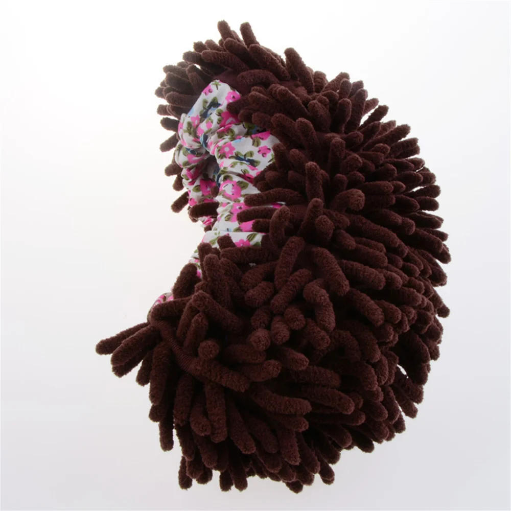 Chenille Dust Mop Slippers Home Floor Cleaning Lazy Mopping Shoes Water Uptake Foot Socks Mop Caps MultiFunction Cleaning Shoes microfibre mop slippers