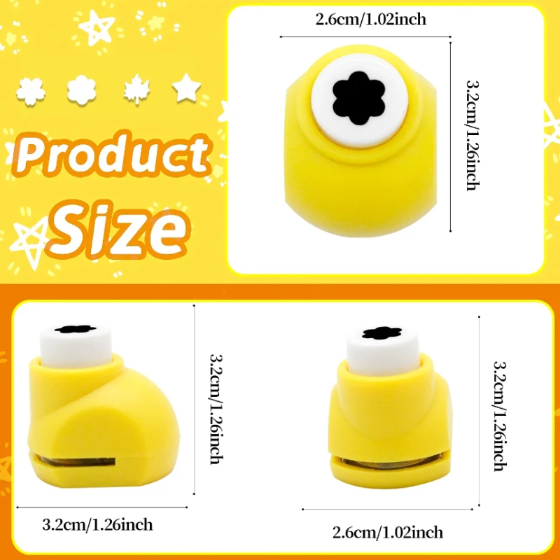 DIY Mini Puncher for Kids Puncher Shape Mini Scrapbook Punches Handmade Cutter Card Craft Hole Punch