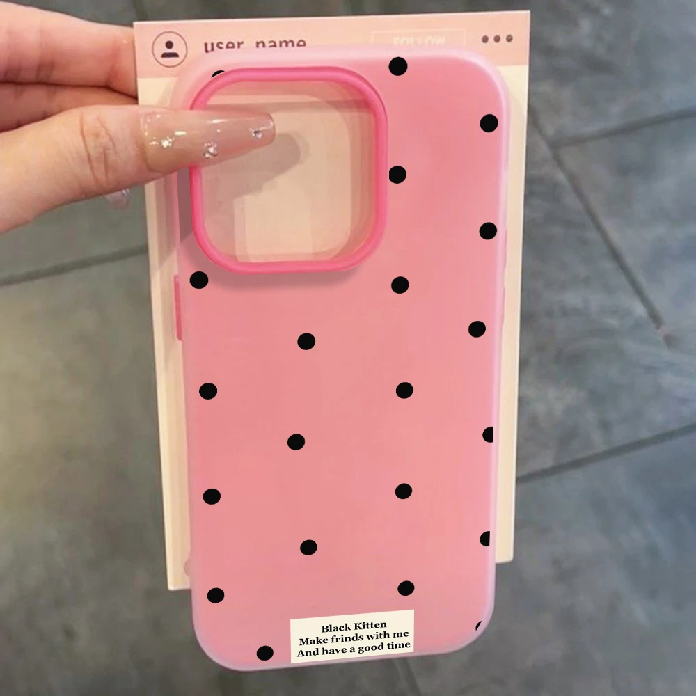 Minimalist Polka Dots Phone Case - Stylish Protective Cover