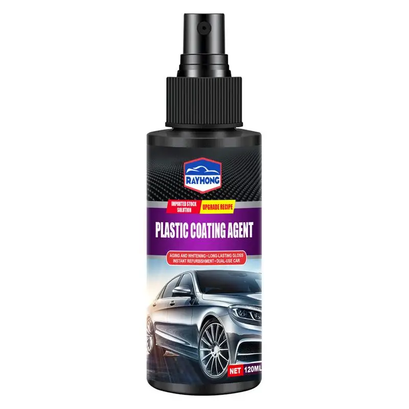 

120ml Auto Plastics Parts Retreading Agent Automotive Interior Retreading Coating Agent Maintenance Car Cleaner Products