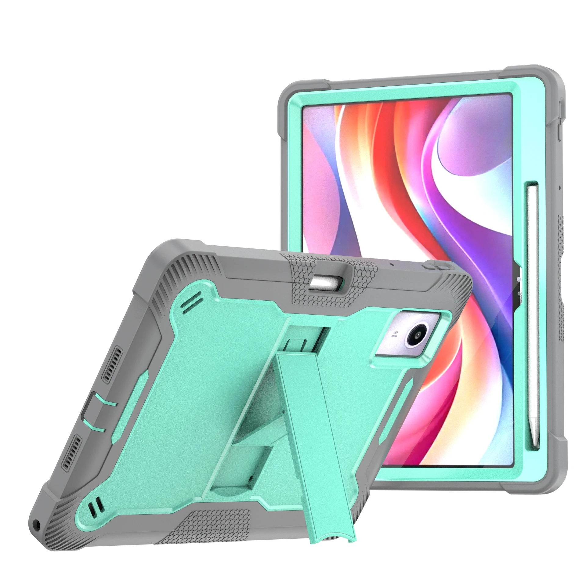 Heavy Duty Protective Tablet Stand Cover with Pen Slot