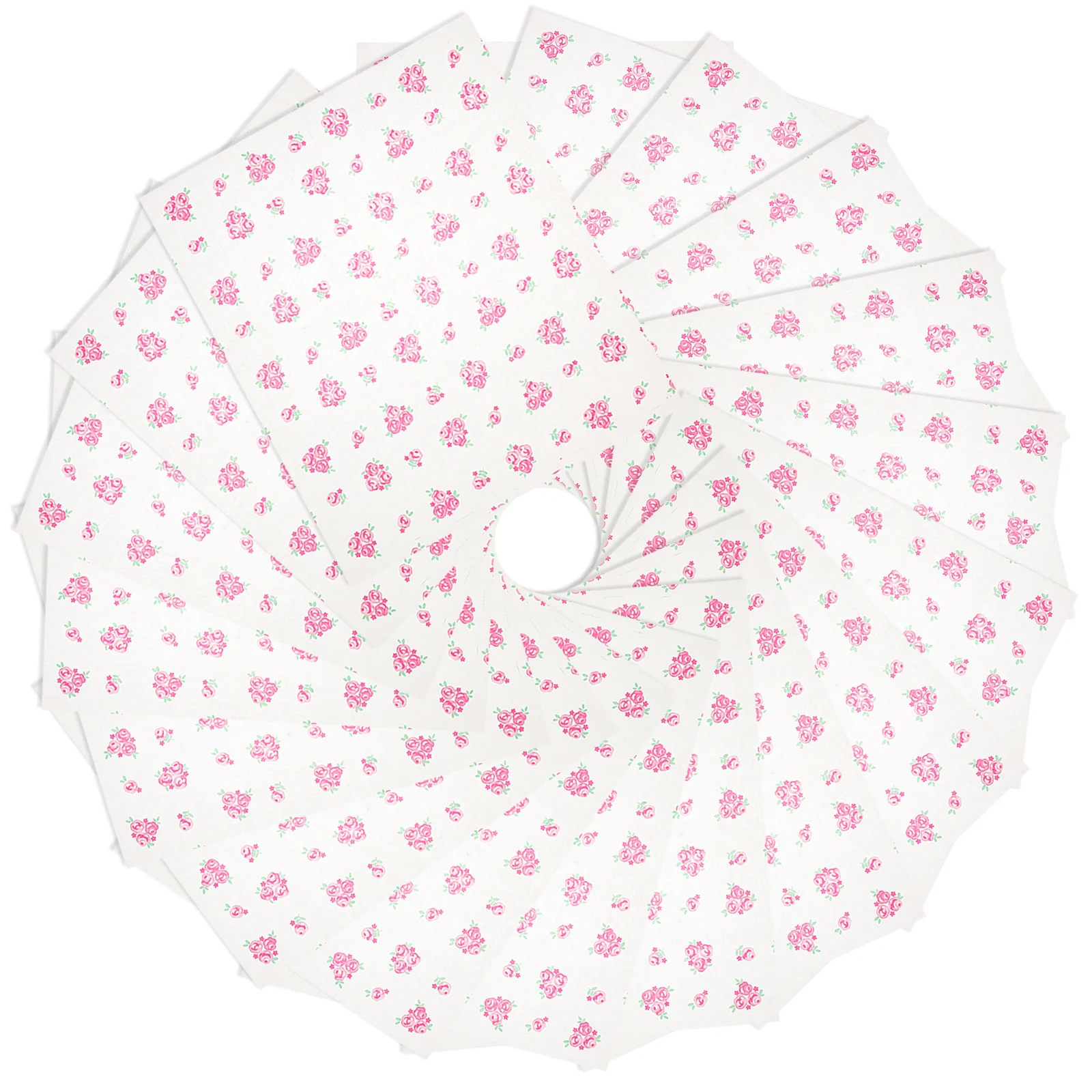 

50 Pcs Packing Paper Sandwich Greaseproof Food Wrapping Rose Baking French Fries