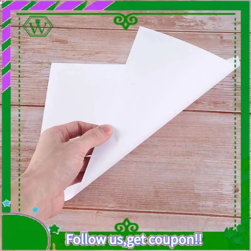 ABIK-프리미엄 인쇄용 방수 비닐 스티커 용지 잉크젯 및 프린터 용 210X280mm 60 매 무광택 흰색 데칼 용지